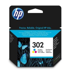 HP 302 Color Ink (Cyan, Magenta, Yellow) - 150 Pages of Brilliant Prints - F6U65AE